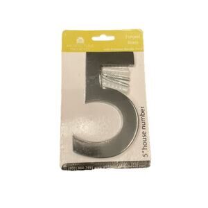 Architectural Mailboxes House Address Number 5 Brand New In Package Sealed Brass